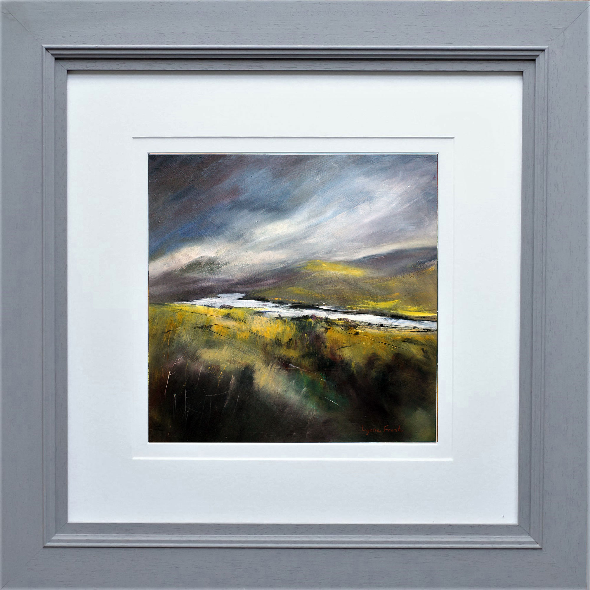 Ullswater from the Barton Fell Path painting by Lynne Frost